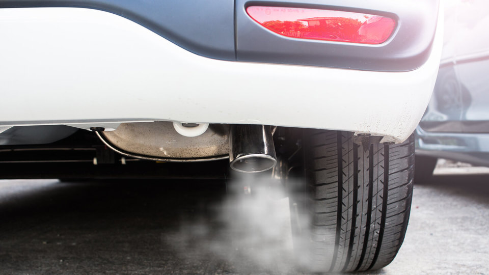 Car exhaust and fumes