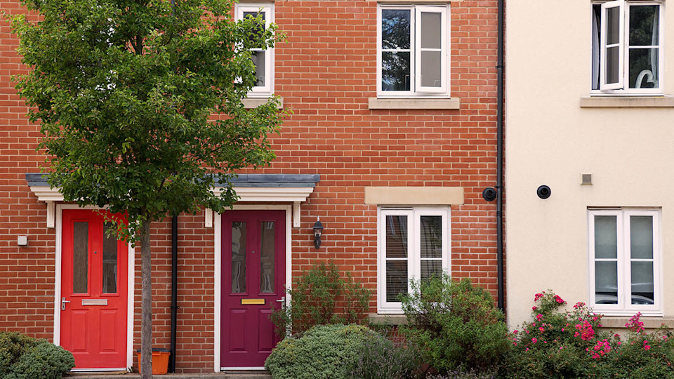 Newsroom Image - terrace house with red door
