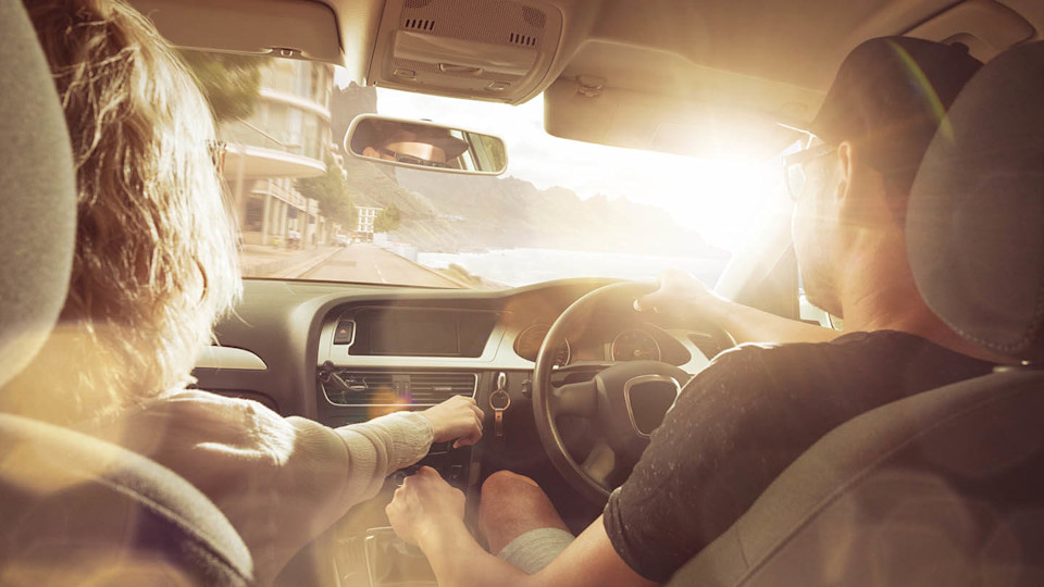 Newsroom - couple driving in car