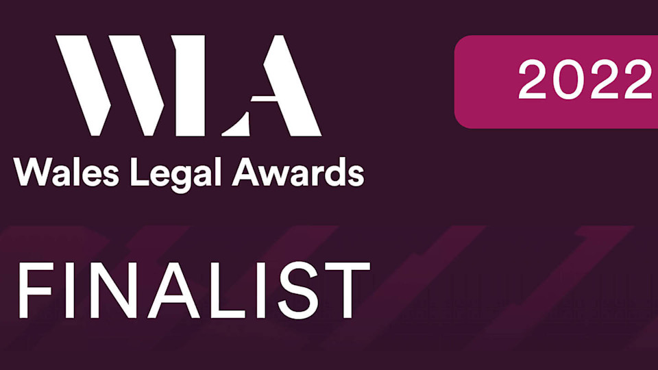 Wales Legal Awards Finalist 2022