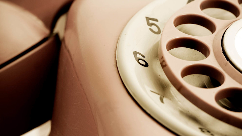 Newsroom 1970s telephone